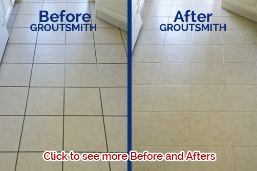 grout cleaning before after icon
